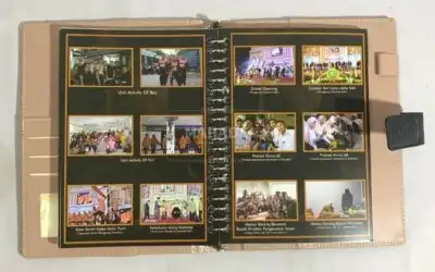 Sampul Kulit Buku Agenda Kantor
