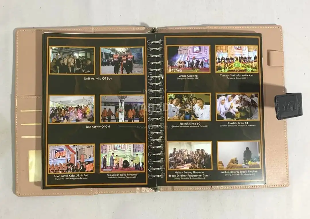 Sampul Kulit Buku Agenda Kantor 2020