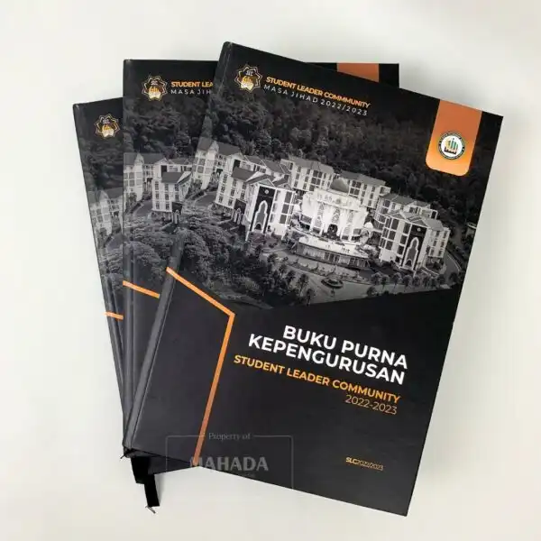 Buku Agenda Berbahan Hardcover Model Blok Lem Dengan Desain Grafis Logo Perusahaan Custom (3)