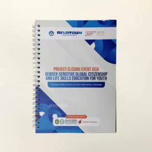 Buku Agenda Dengan Cover Berbahan Softcover Jilid Ring Kawat (1)