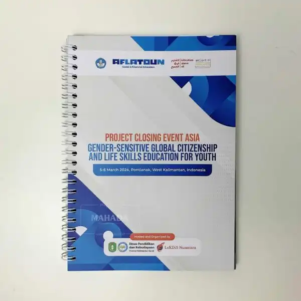 Buku Agenda Dengan Cover Berbahan Softcover Jilid Ring Kawat (7)