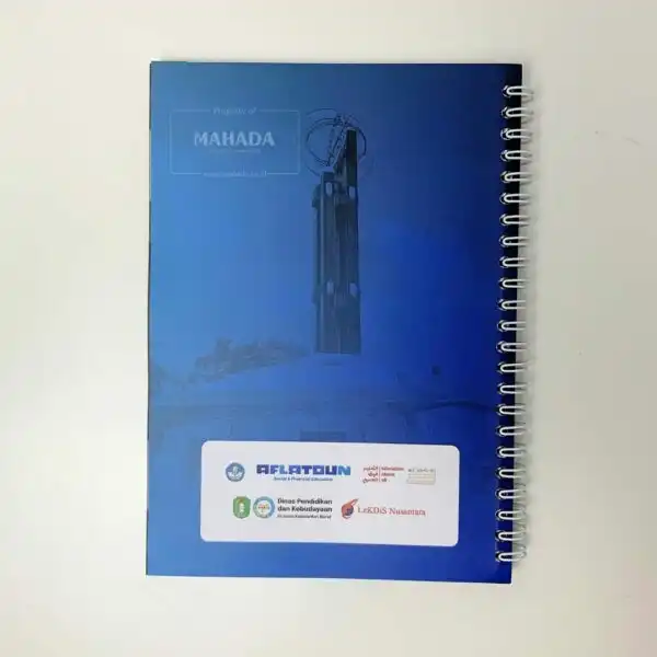 Buku Agenda Dengan Cover Berbahan Softcover Jilid Ring Kawat (9)