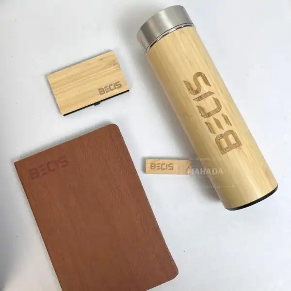 Flashdisk Berbahan Kayu Dengan Logo Perusahaan Laser Berwarna Coklat (11)
