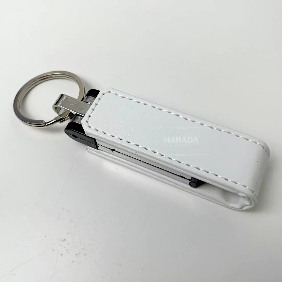 Flashdisk Berbahan Kombinasi Metal dan Kulit Dengan Gantungan dan Custom Logo (8)