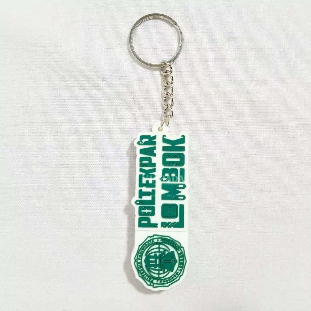 Flashdisk Model 3 Dimensi Berbahan Karet Dengan Desain Logo Perusahaan (2)