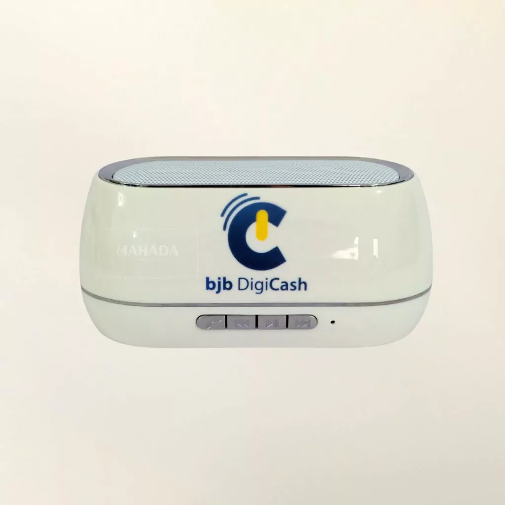 Speaker Bluetooth Model Wireless Dengan Logo Custom dan Packaging Box (1)