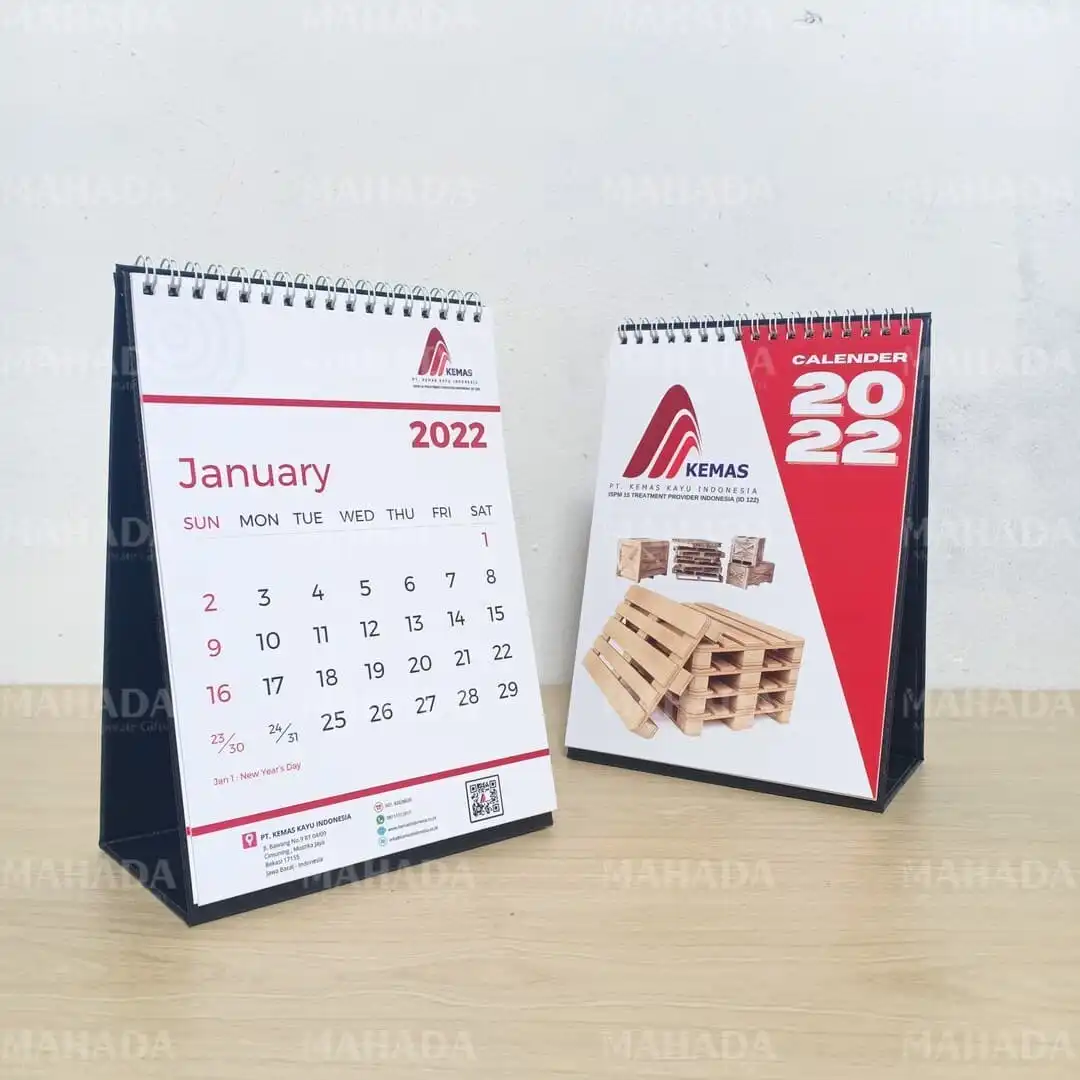 cetak kalender meja custom 2024