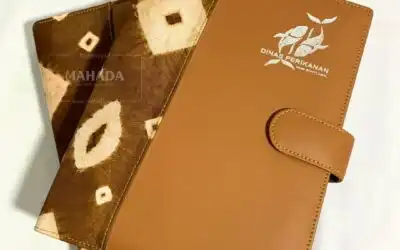4 Ide Desain Kreatif Cover Buku Agenda Bahan Kulit