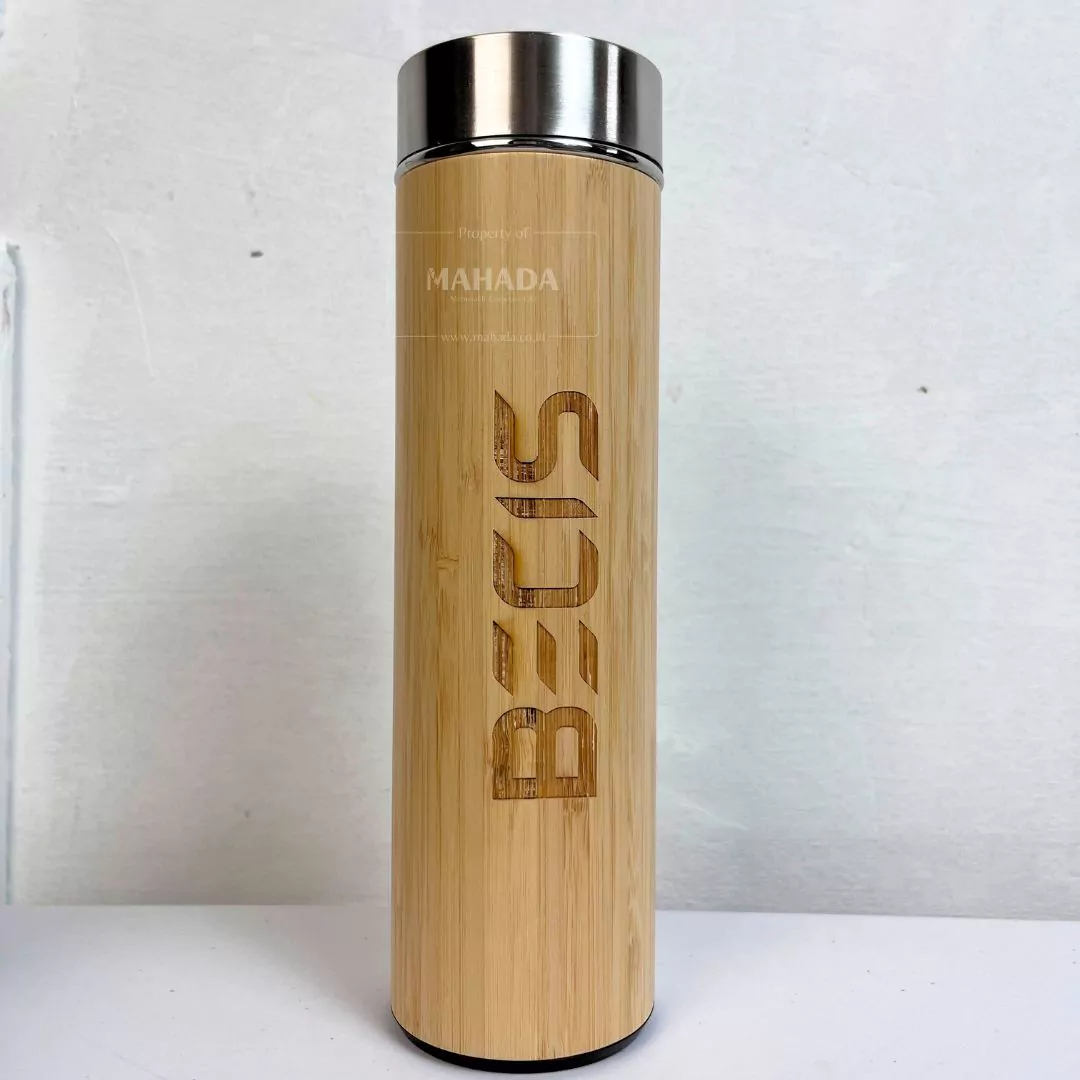 Tumbler Custom Berbahan Dalam Stainless dan Bahan Luar Kayu Dengan LED Suhu (8)