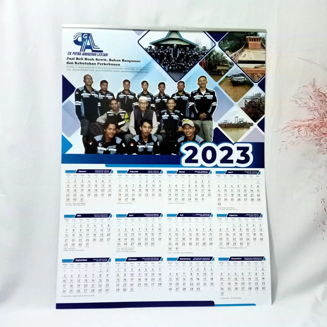 Kalender Dinding 12 Bulan Dengan Desain Custom Perusahaan (4)