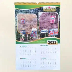 Kalender Dinding 4 Bulan Dengan Desain Custom Perusahaan (1)