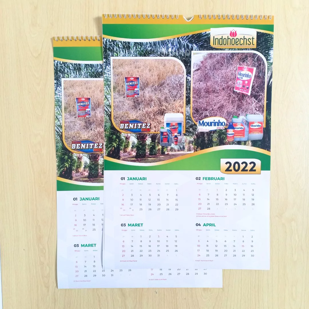 Kalender Dinding 4 Bulan Dengan Desain Custom Perusahaan (3)