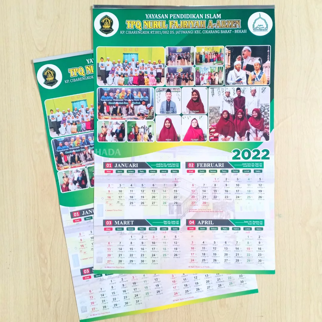 Kalender Dinding 4 Bulan Dengan Desain Custom Perusahaan (6)