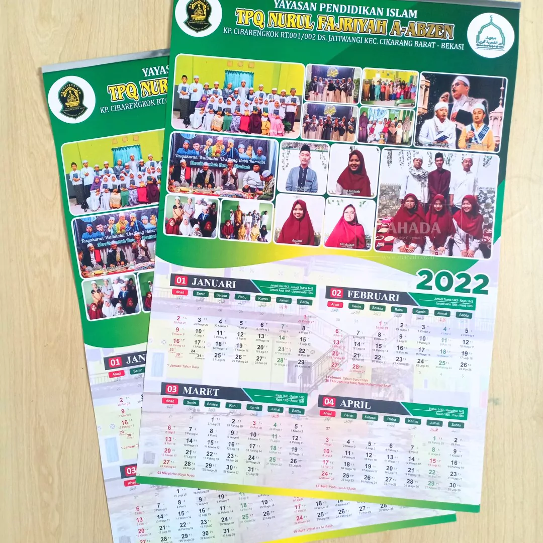 Kalender Dinding 4 Bulan Dengan Desain Custom Perusahaan (7)
