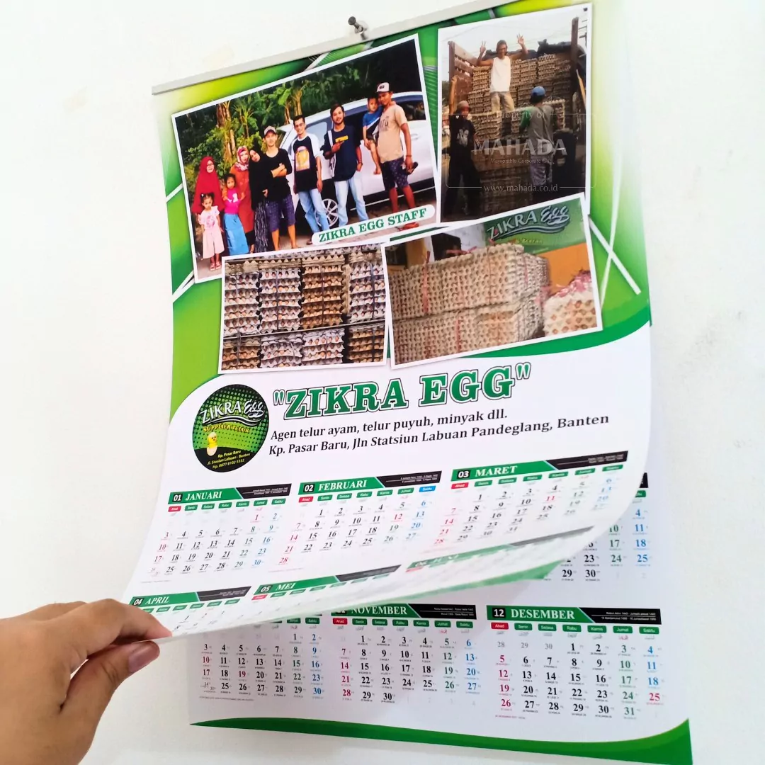 Kalender Dinding 6 Bulan Dengan Desain Custom Perusahaan (2)