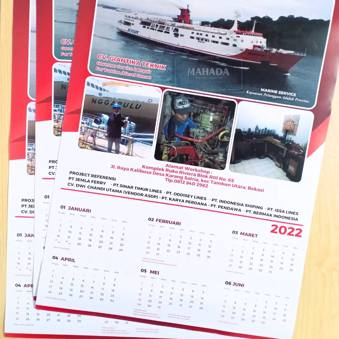 Kalender Dinding 6 Bulan Dengan Desain Custom Perusahaan (7)