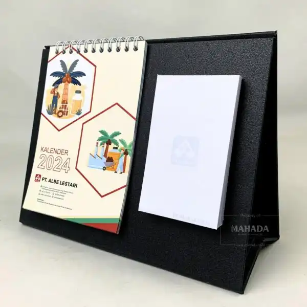 Kalender Meja Dengan Notes Model Landscape Dapat Custom Desain Grafis (4)