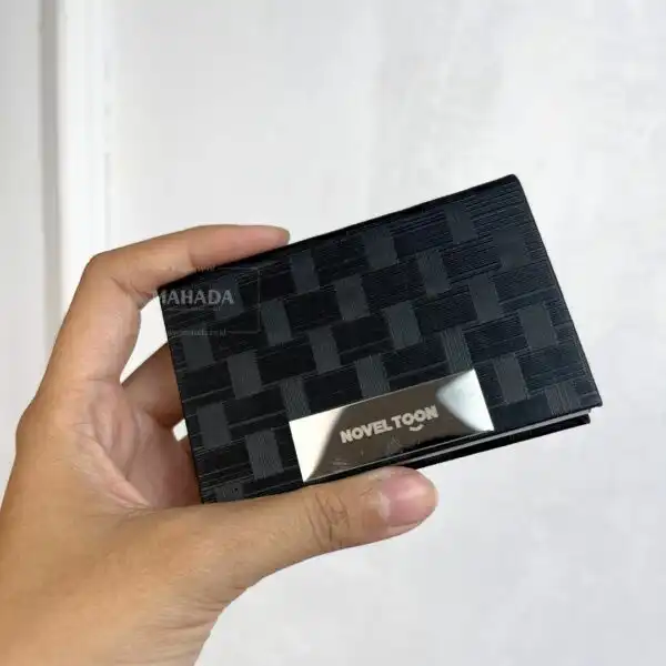 Cardholder Dengan Bahan Kulit dan Stainless Beragam Model Custom Logo Perusahaan (9)