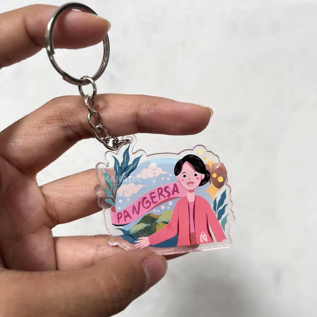 Gantungan Kunci Berbahan Akrilik Dengan Desain dan Bentuk Custom Untuk Souvenir Acara (9)