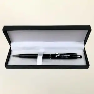 Packaging Box Untuk Pulpen Bolpoin Dengan Desain Logo Custom dan Bagian Dalam Busa (1)