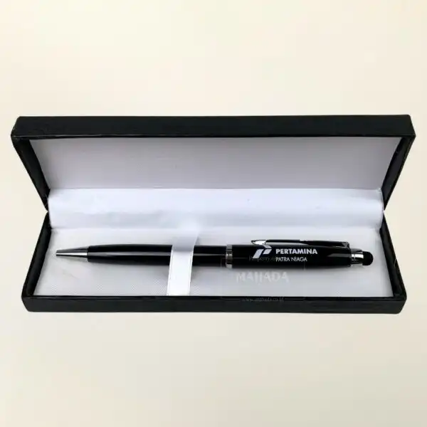 Packaging Box Untuk Pulpen Bolpoin Dengan Desain Logo Custom dan Bagian Dalam Busa (1)
