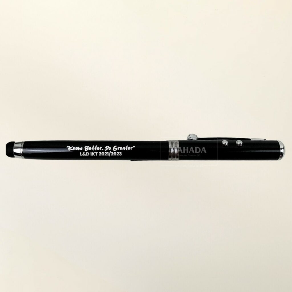 Stationery Alat Tulis Pulpen Bolpoin Custom Logo Dengan Pointer Untuk Presentasi (1)