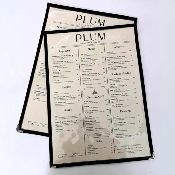 Stationery Buku Menu Custom Dengan Logo Gold Foil dan Emboss Berbahan Kulit Kombinasi (9)