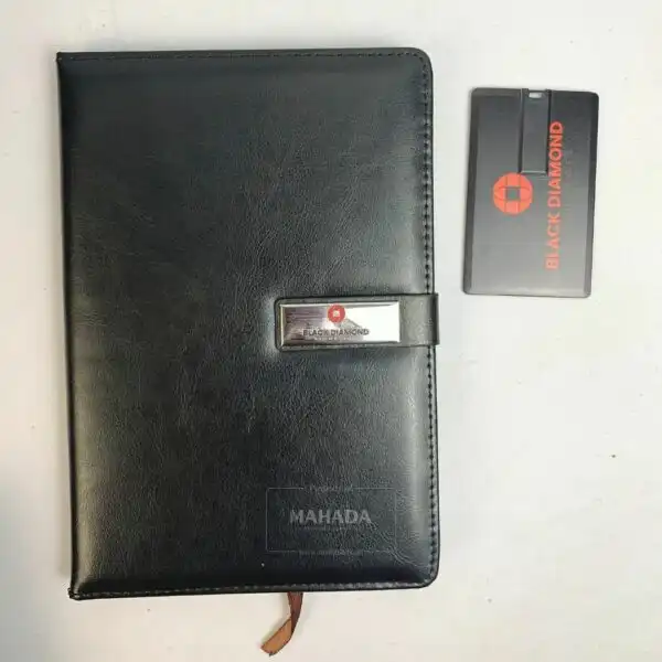 Buku Agenda Ready Stock Berbahan Kulit Dengan Pengunci Magnet (2)