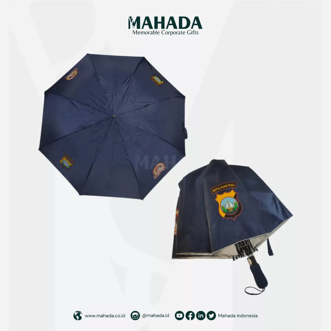 Payung Lipat Dengan Pegangan Busa Dapat Ditambah Logo Perusahaan (1)