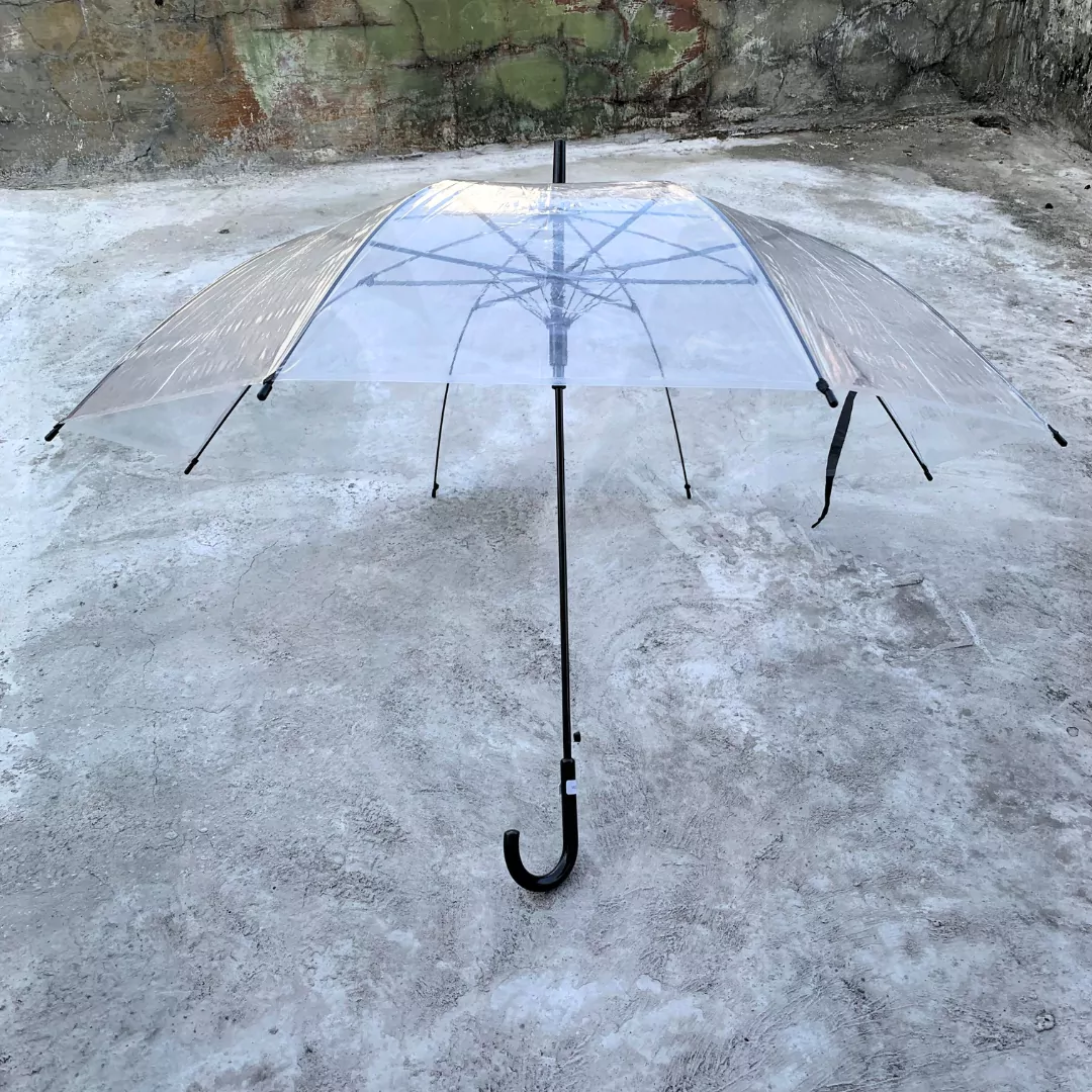 Payung Model Golf Dengan Desain Transparan (4)