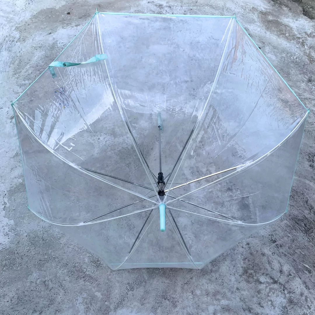 Payung Model Golf Dengan Desain Transparan (6)