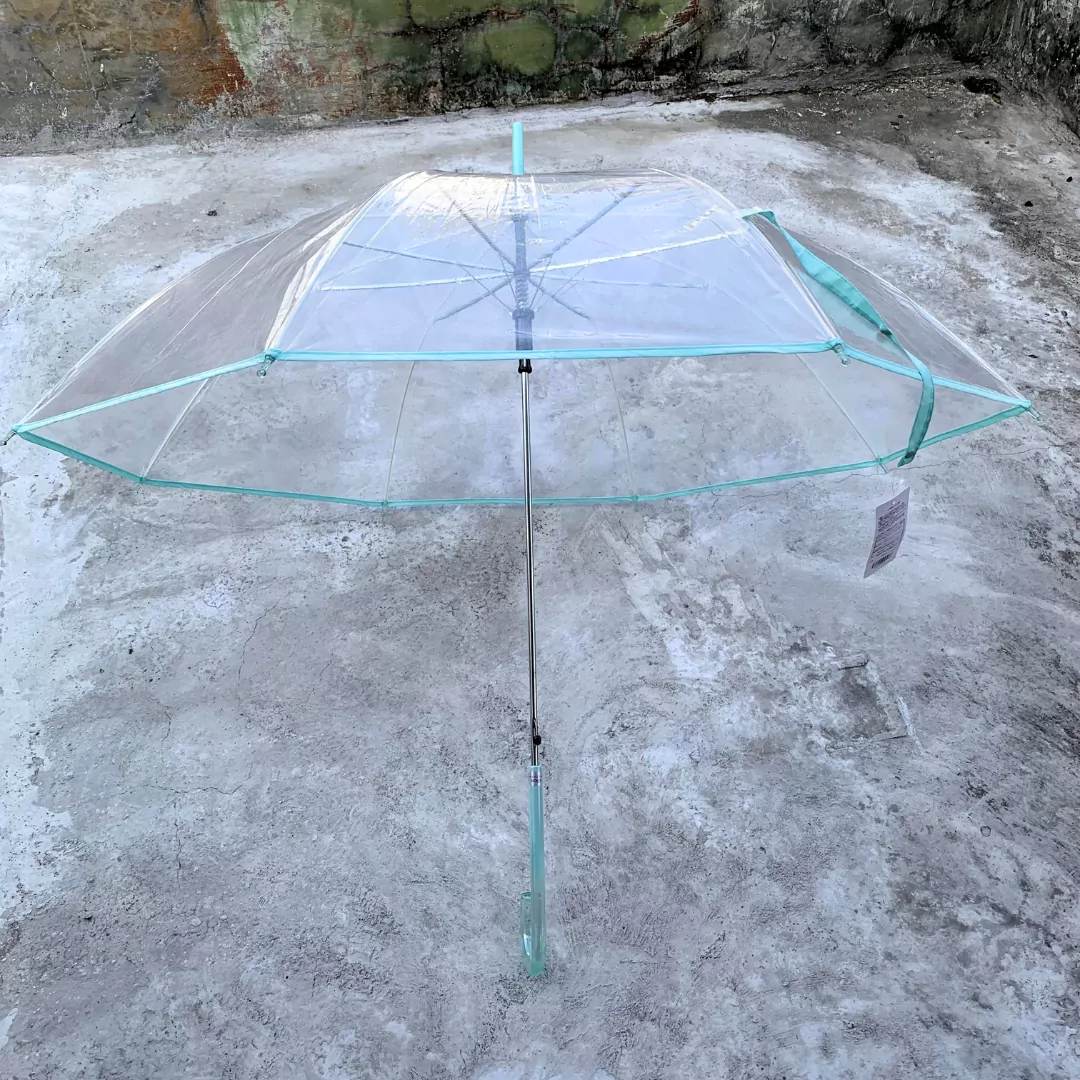 Payung Model Golf Dengan Desain Transparan (7)