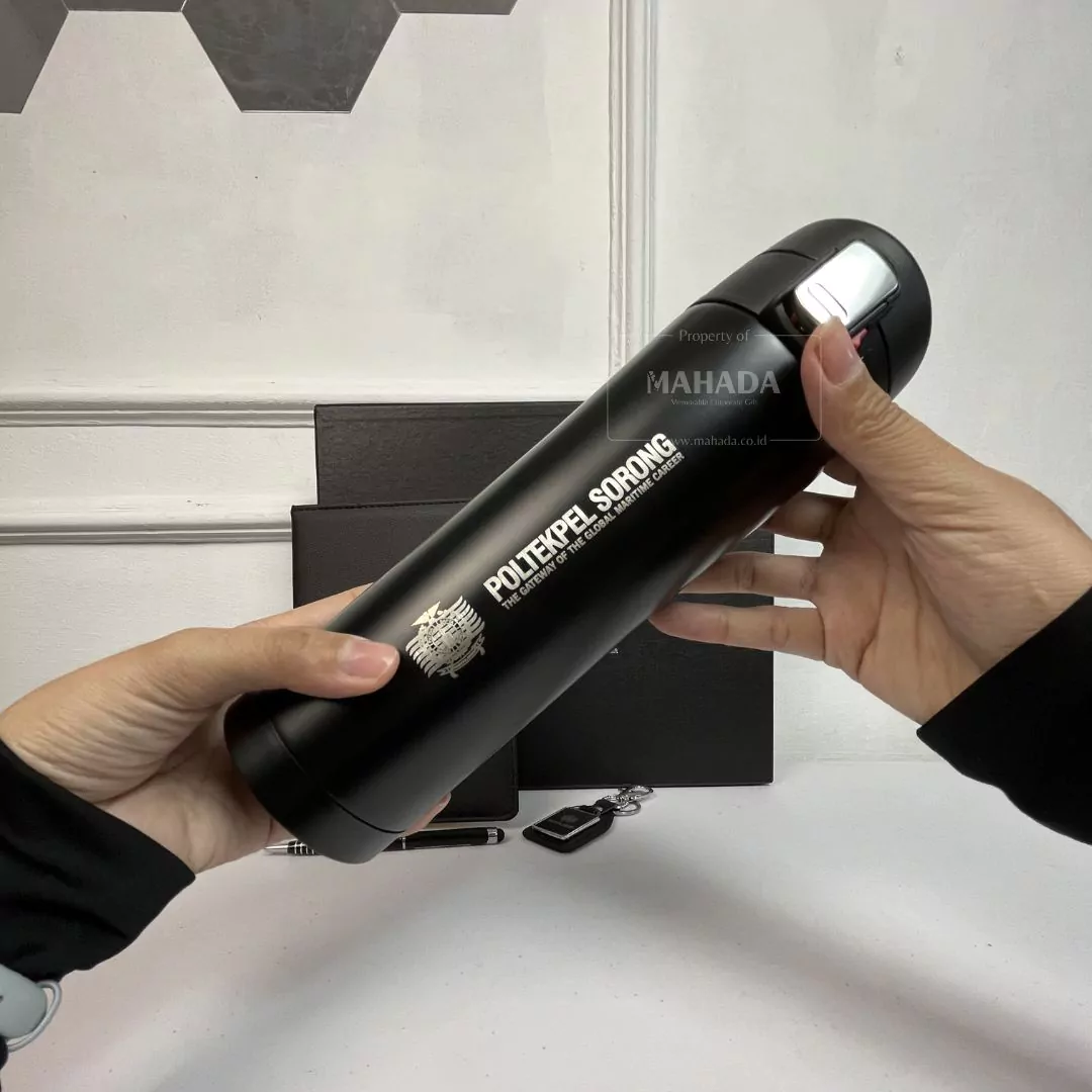 Tumbler Stainless Dengan Mekanisme Tutup Model Flip Custom Desain dan Logo (6)