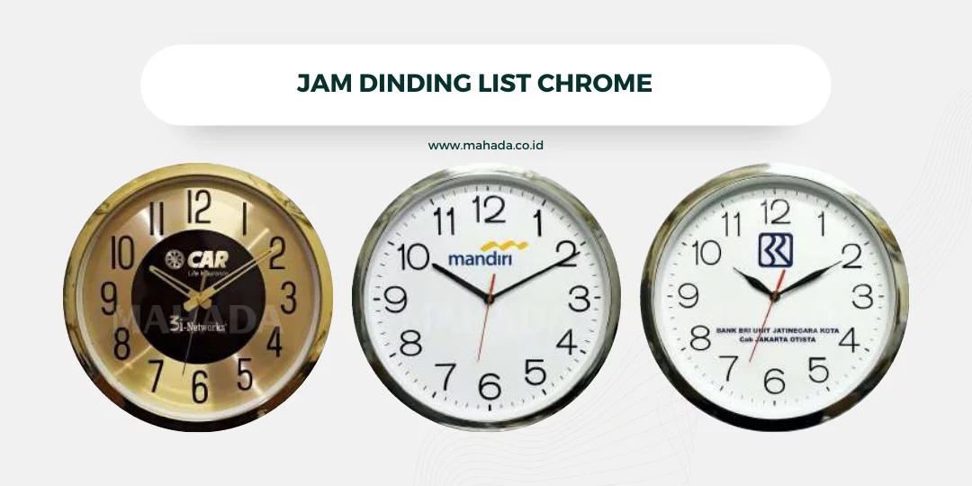 jam dinding custom metal