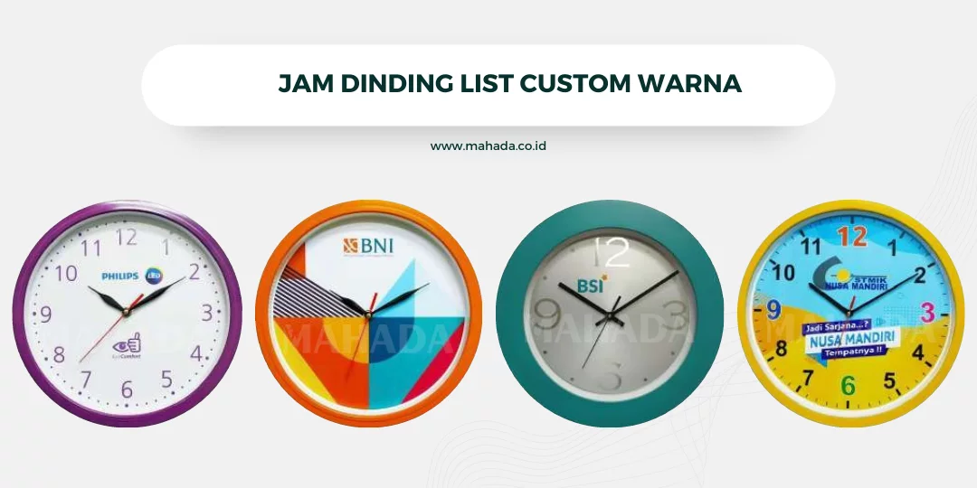jam dinding custom