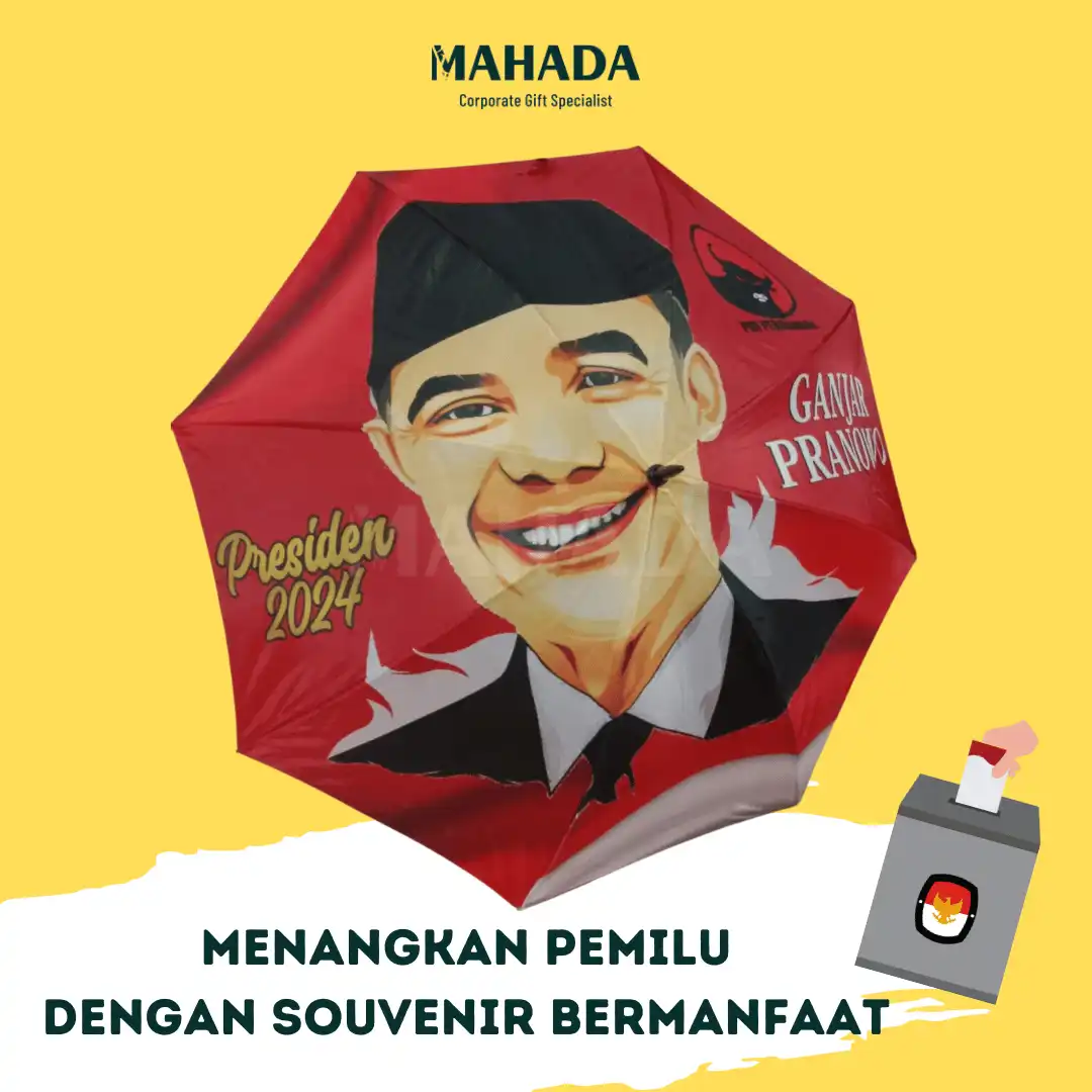 souvenir payung pemilu ganjar