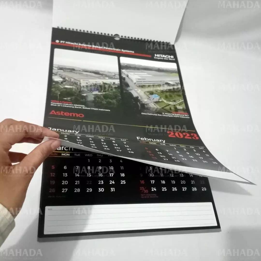 Jual kalender dinding 2024 - 2 bulan