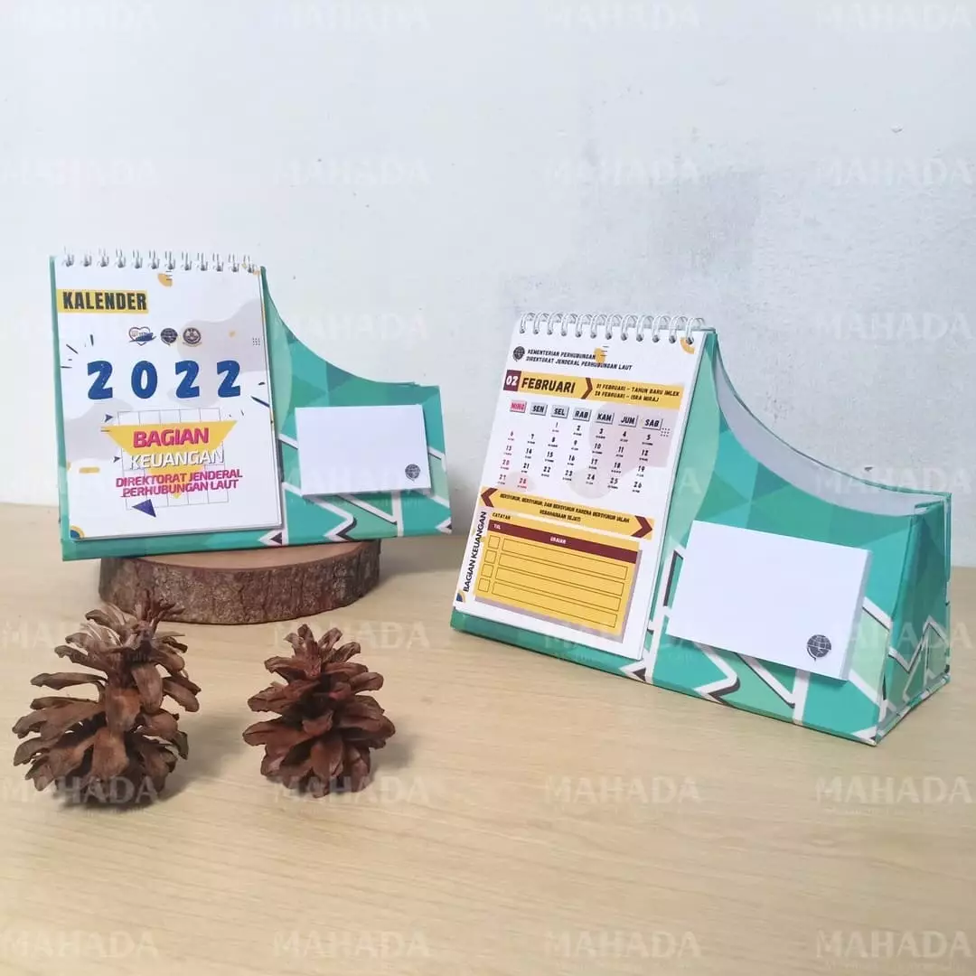 jenis jenis kalender meja cutom unik