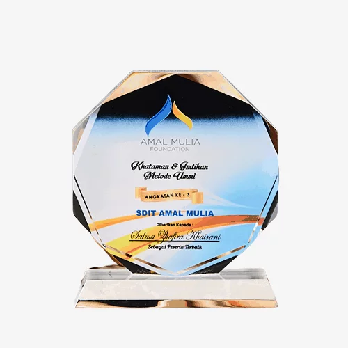 plakat akrilik model diamond custom