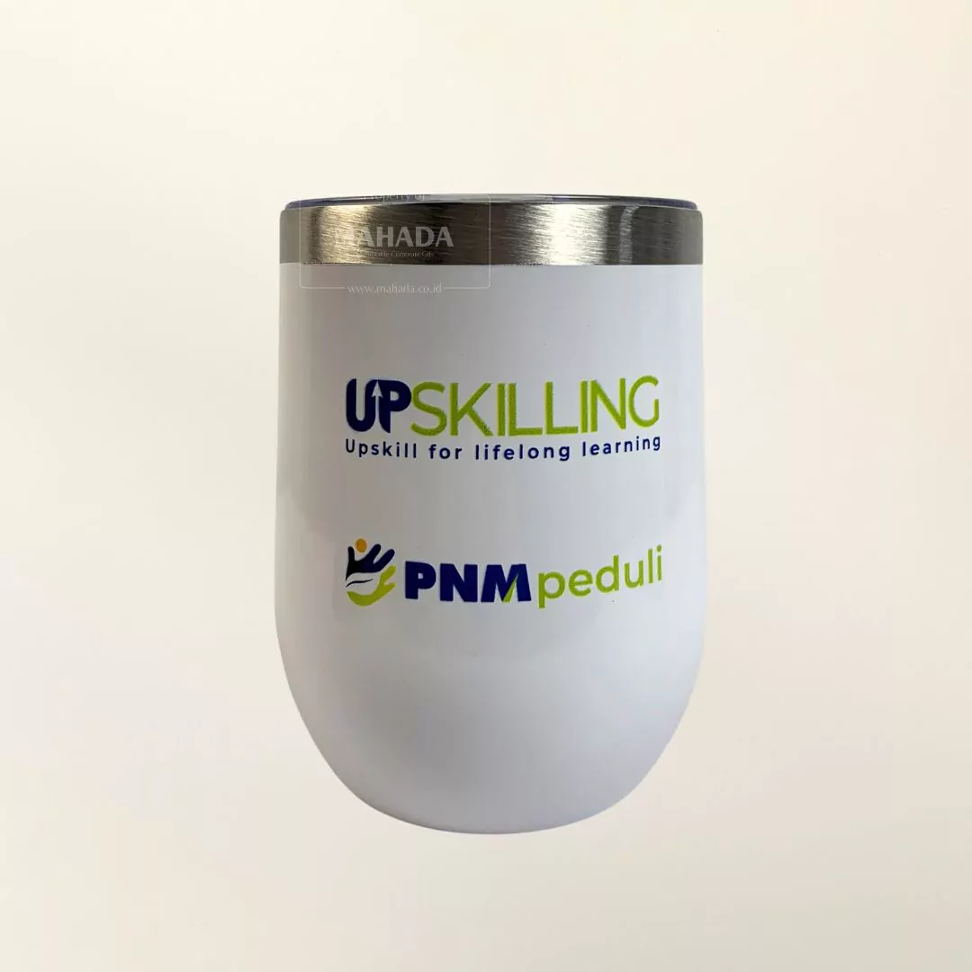 Botol Minum Tumbler Stainless Berbentuk Egg Telur Bulat Dengan Custom Logo Untuk Souvenir (1)