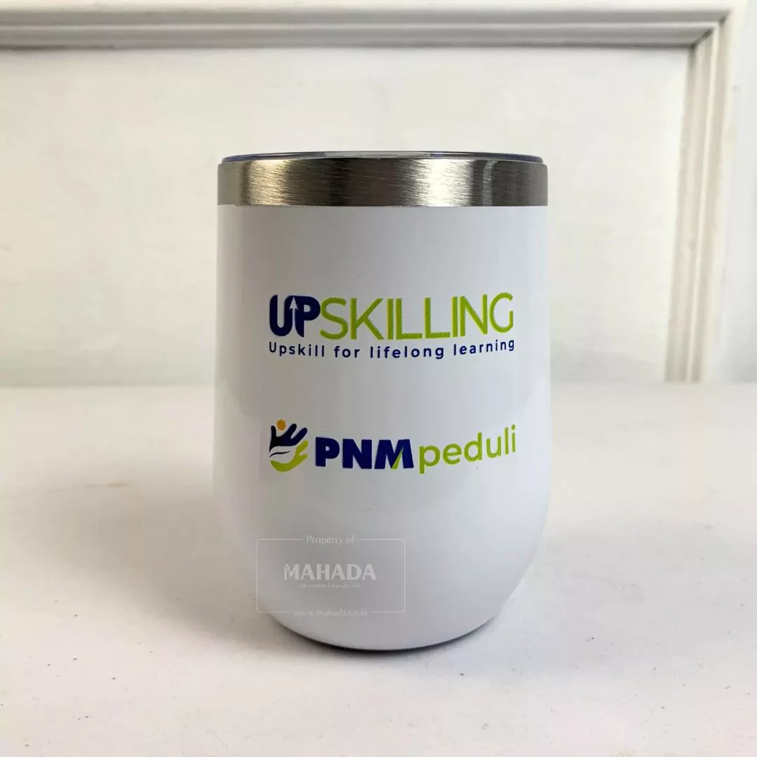 Botol Minum Tumbler Stainless Berbentuk Egg Telur Bulat Dengan Custom Logo Untuk Souvenir (5)