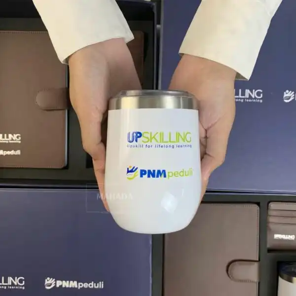 Botol Minum Tumbler Stainless Berbentuk Egg Telur Bulat Dengan Custom Logo Untuk Souvenir (6)