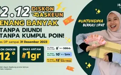 Diskon MAHADA 12.12 Gaskeun