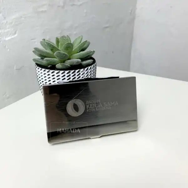 Gift Set 6 Item Custom Souvenir Instansi Packaging Hardbox Berisi Cardholder