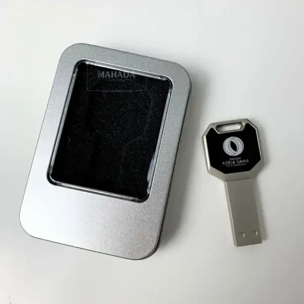 Gift Set 6 Item Custom Souvenir Instansi Packaging Hardbox Berisi Flashdisk