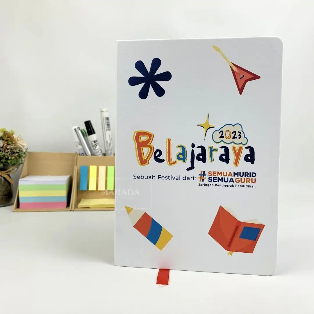 Seminar Kit 2 Item Custom Souvenir Pendidikan Berisi Buku Agenda Bagian Depan