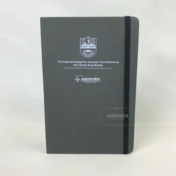 Souvenir Event 3 Berisi Buku Agenda Berbahan Kulit Dengan Karet