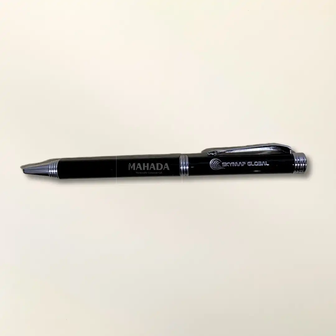 Souvenir Kantor 4 Berisi Pulpen Metal Dengan Logo Perusahaan