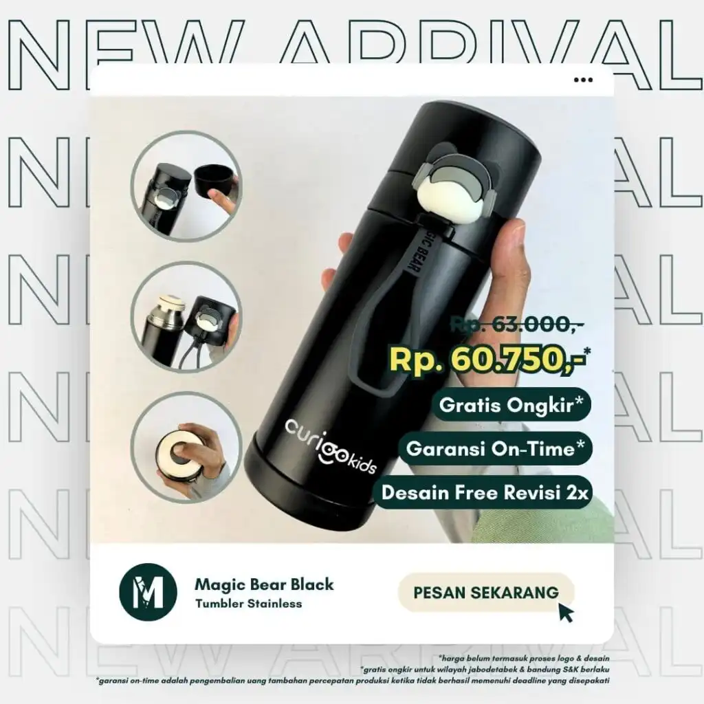 Tumbler Magic Beard Black