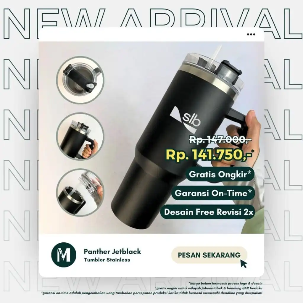 Tumbler Panther Jetblack